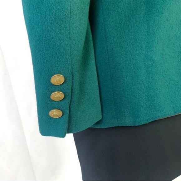 PIETRAFESA GREEN BLAZER  CAMEL HAIR BLAZER SINGLE BREAST UNION MADE IN USA 4 - Picture 7 of 14